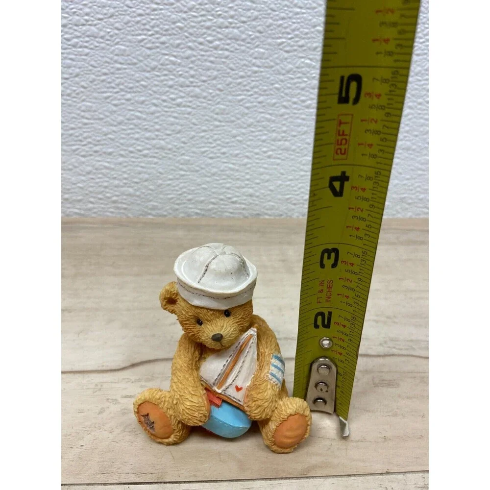 Vtg 1992 Enesco Cherished Teddies Sail With Me # 911739 Figurine